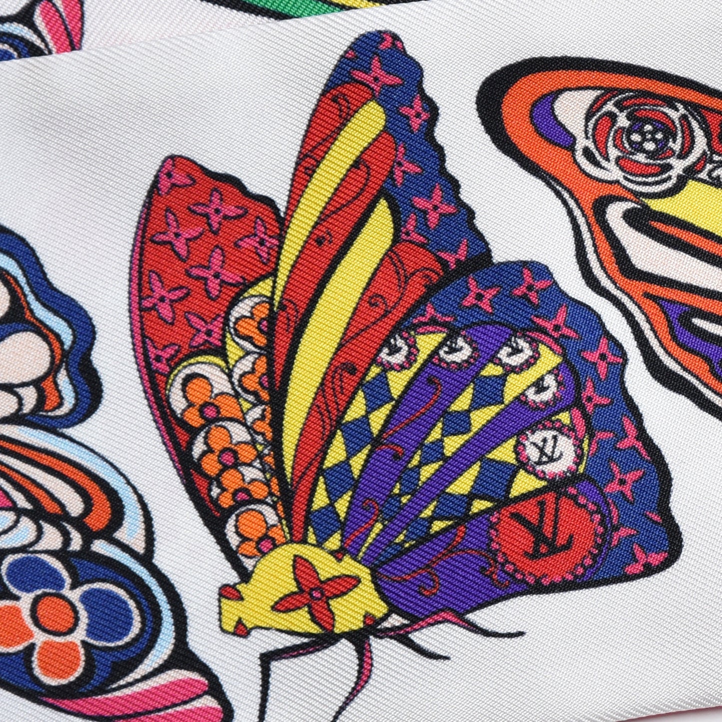 Silk Monogram World Of Love Bandeau White