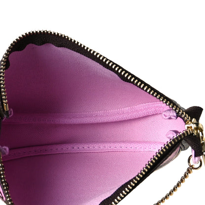 Louis Vuitton Monogram 2021 Christmas Animation Japanese Garden Mini Pochette Accessories Wisteria Pink 5 of 6