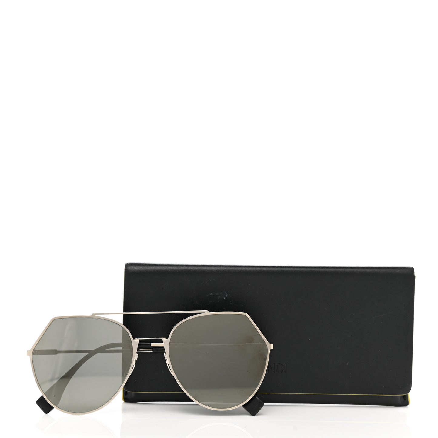 Metal Geometric Sunglasses FF 0194/S