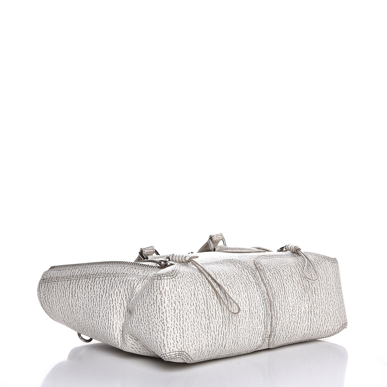 3.1 Phillip Lim 3.1 Textured Calfskin Medium Pashli Satchel White 4 of 8