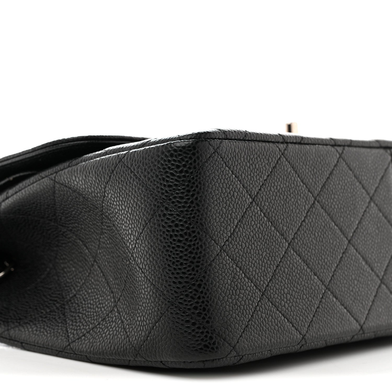 Chanel Caviar Quilted Jumbo Double Flap Black 9 of 10