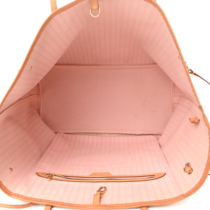 Louis Vuitton Damier Azur Neo Neverfull GM Rose Ballerine 5 of 14