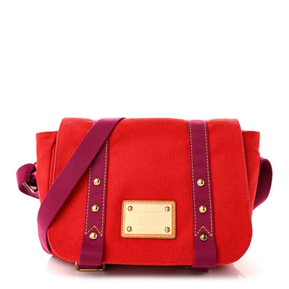 Louis Vuitton Antigua Besace PM Messenger Red 1 of 10
