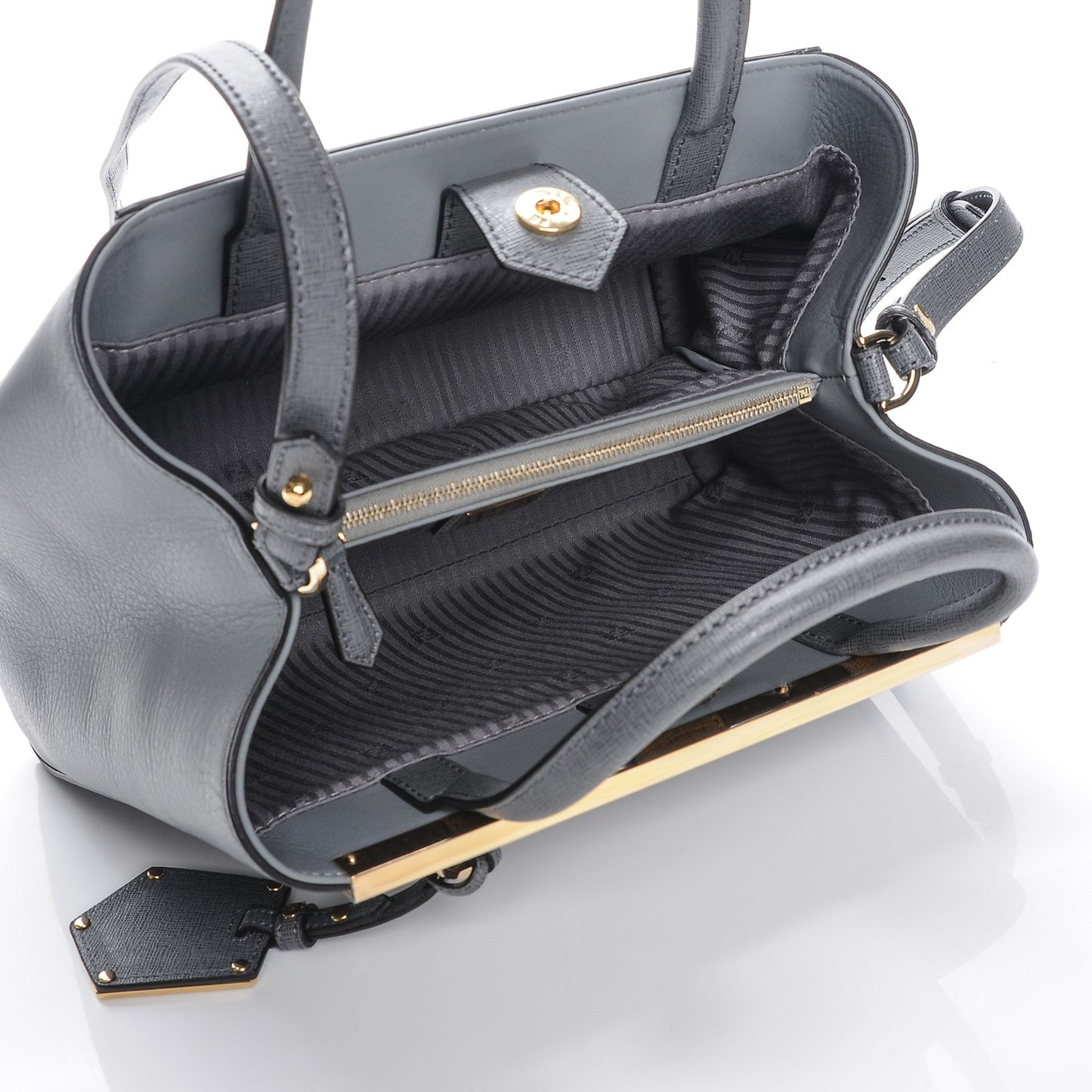 Vitello Elite Petite 2Jours Tote Grigio Grigio Chiaro