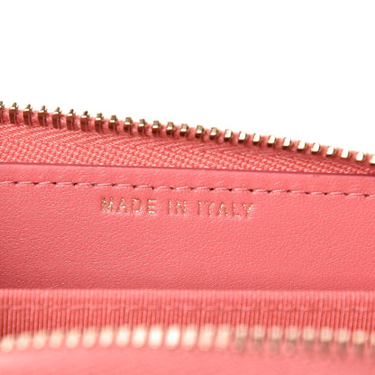Chanel Metallic Caviar Quilted Zip Coin Purse Pink 10 of 10