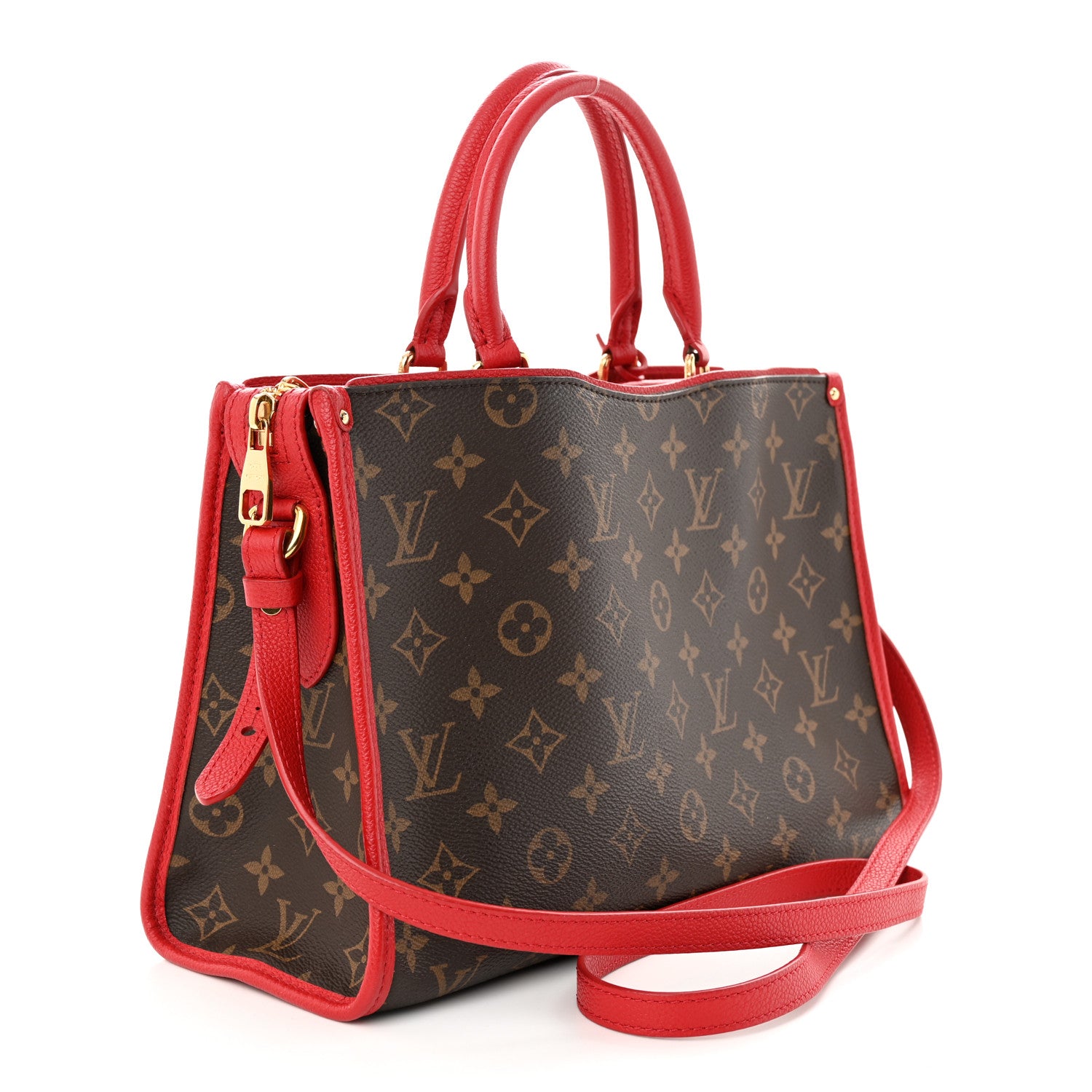 Louis Vuitton Monogram Popincourt PM Red 3 of 9