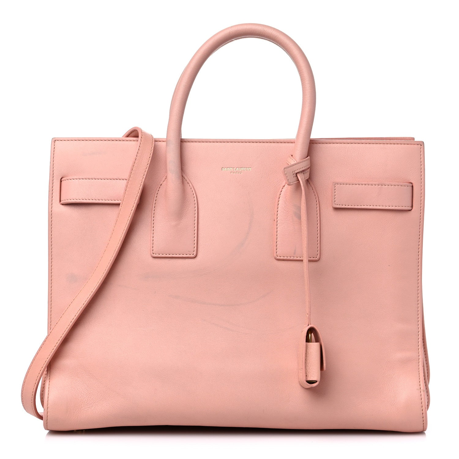 Saint Laurent Calfskin Small Sac De Jour Light Blush 1 of 18