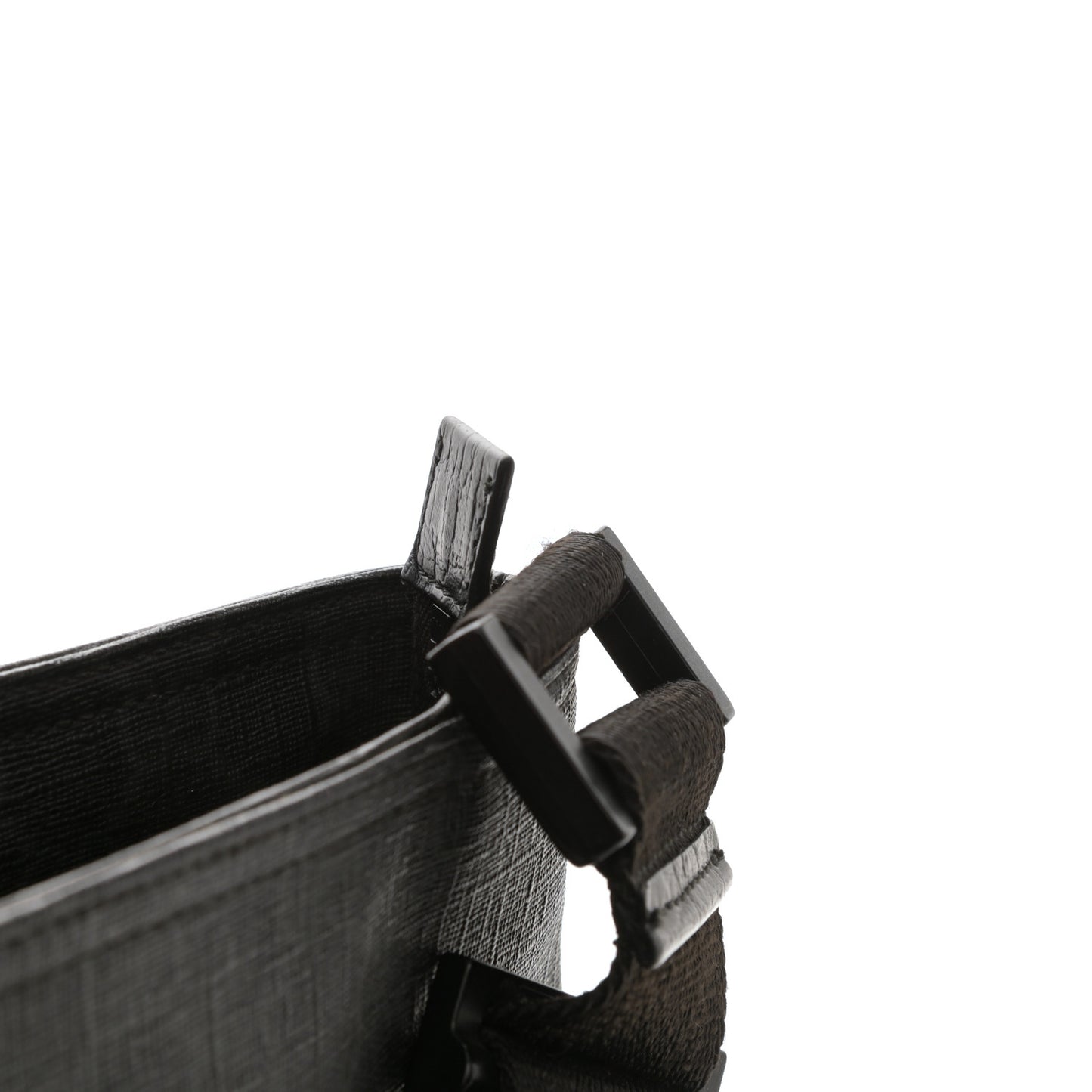 GG Plus Flat Messenger Bag Black Grey