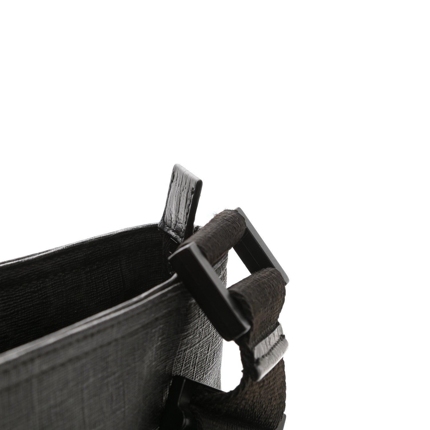 Gucci GG Plus Flat Messenger Bag Black Grey 9 of 10
