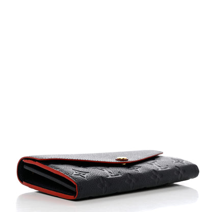 Louis Vuitton Empreinte Sarah Wallet NM Marine Rouge 4 of 11