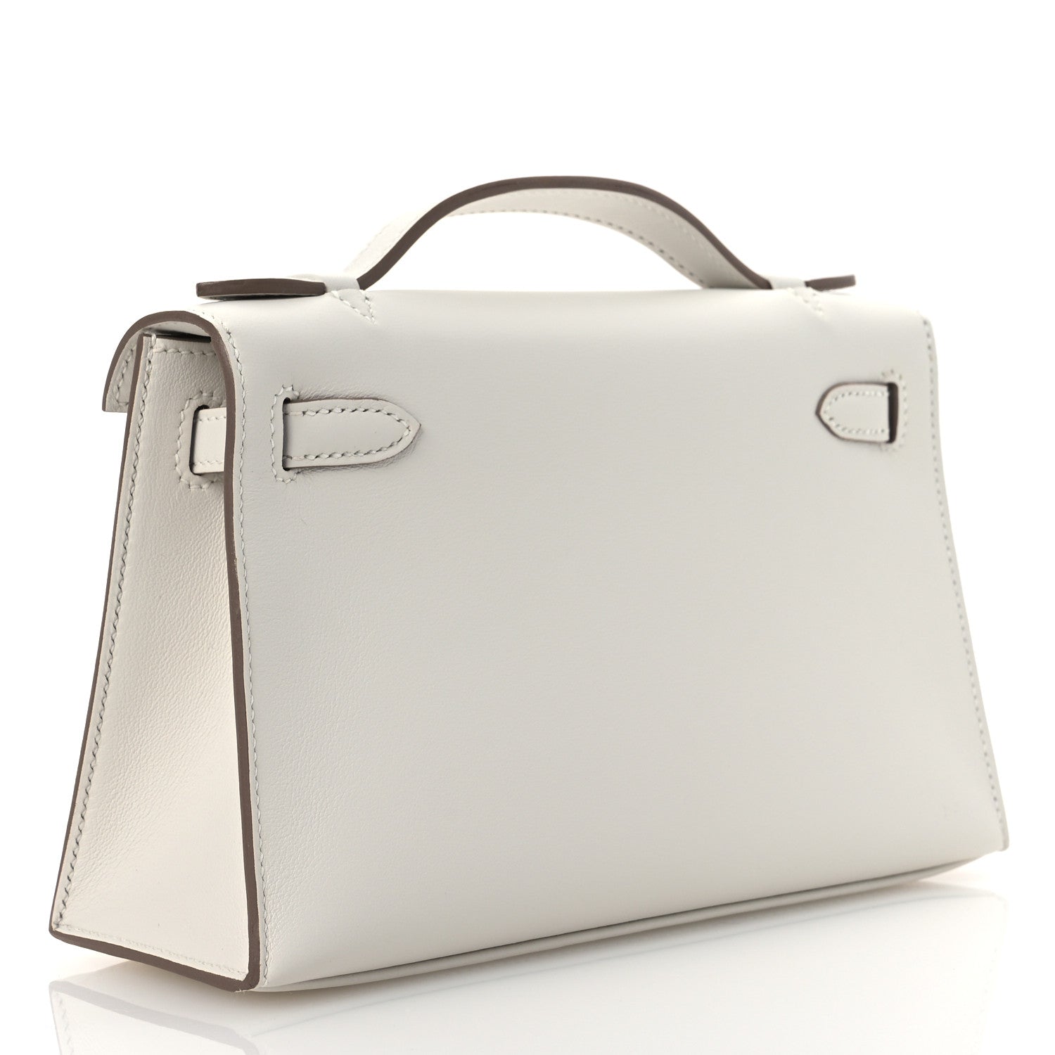 Hermes Swift Kelly Pochette Clutch Parchemin Craie 3 of 12