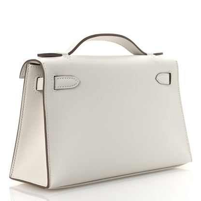 Hermes Swift Kelly Pochette Clutch Parchemin Craie 3 of 12