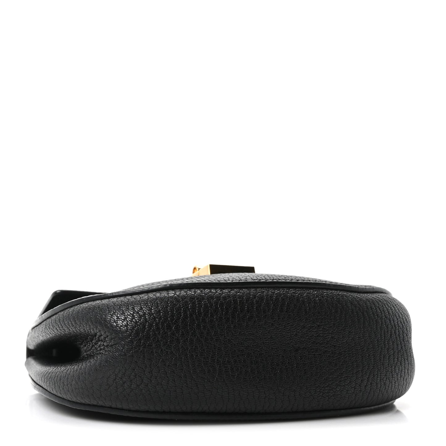 Grained Lambskin Mini Drew Shoulder Bag Black