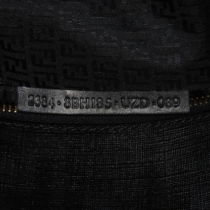 Fendi Zucca Spalmati Large Roll Tote Black 7 of 9