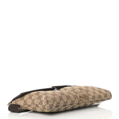 Gucci GG Monogram Double Pocket Belt Bag Dark Brown 4 of 15