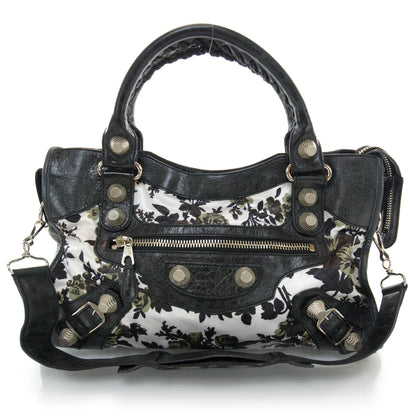 Balenciaga Agneau Floral Giant City Black 1 of 10