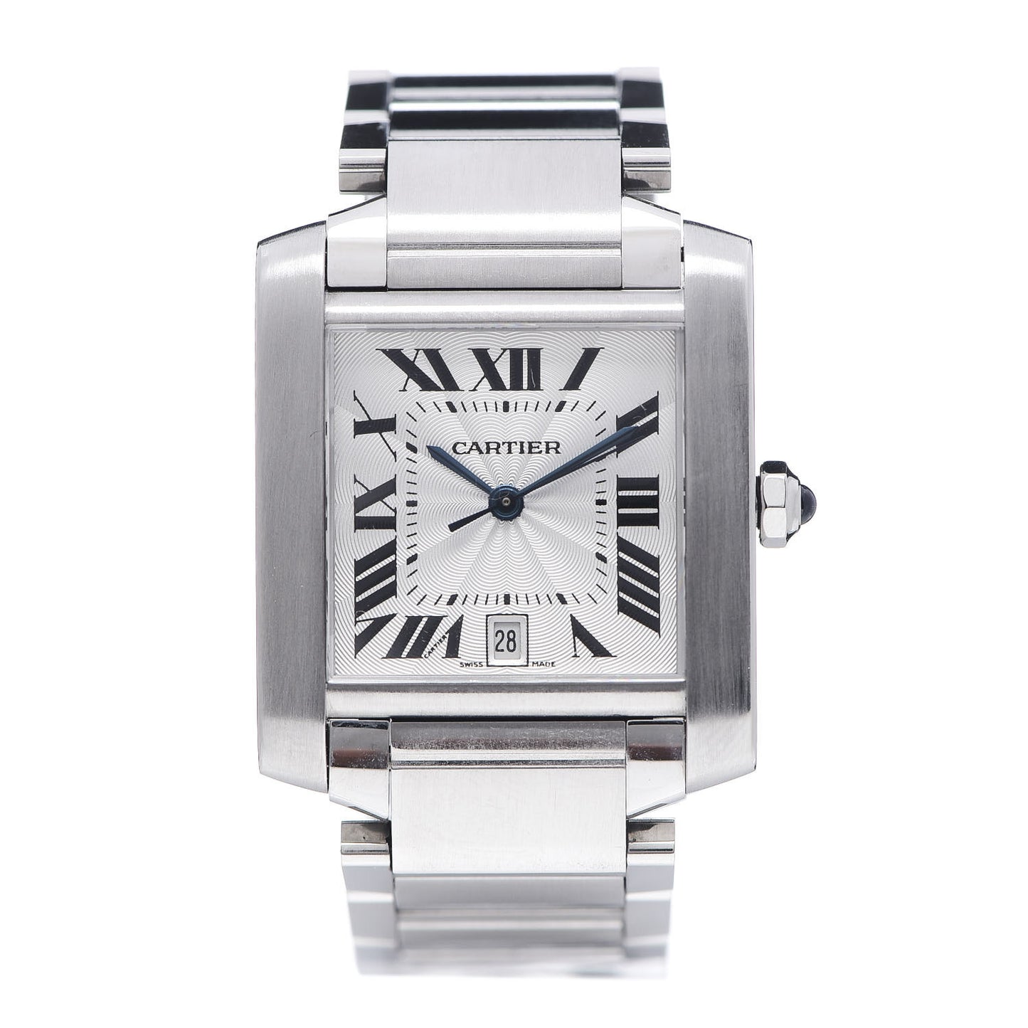 Stainless Steel 28mm Tank Francaise Automatic Watch