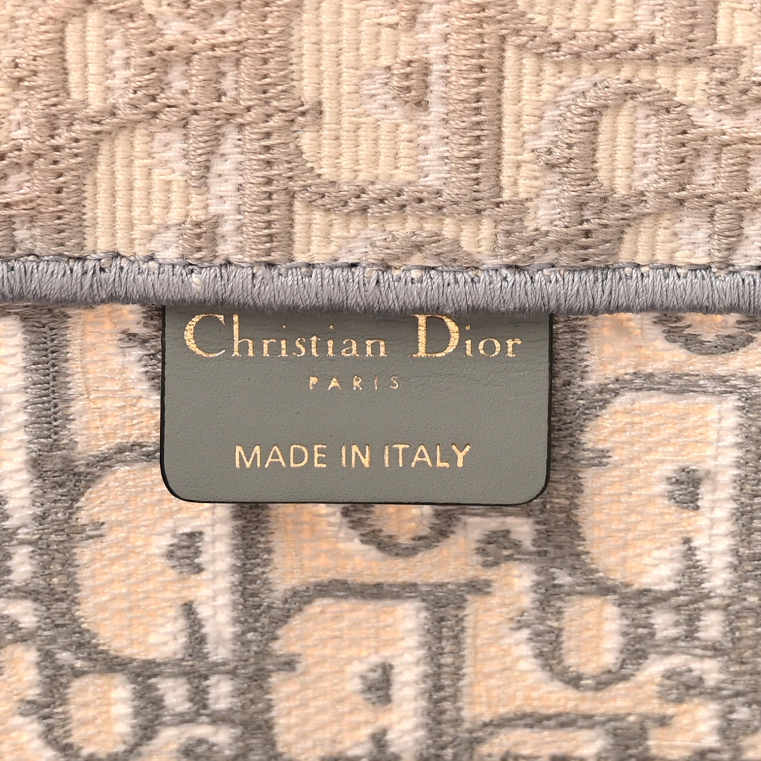 Christian Dior Oblique Medium Book Tote Grey 6 of 10