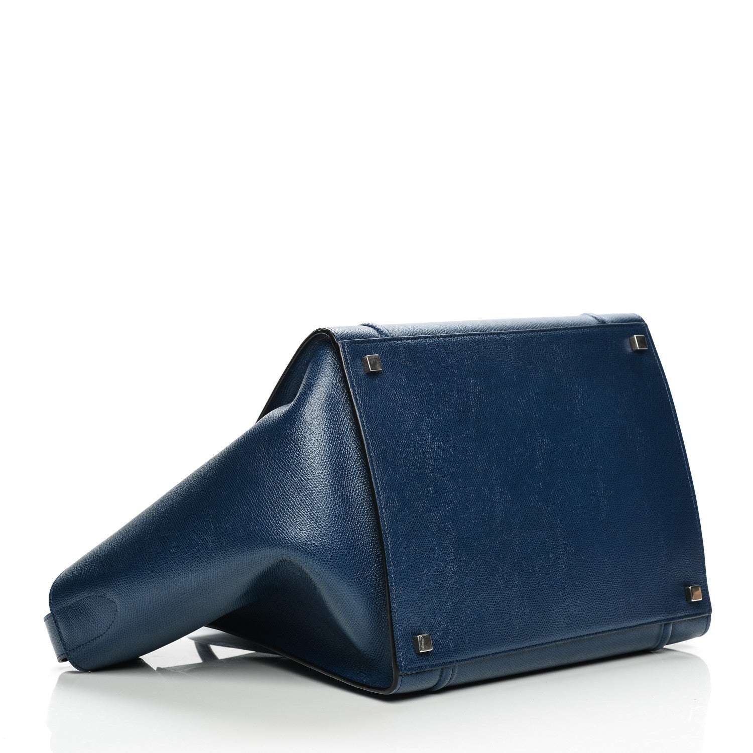 Celine Grained Calfskin Medium Phantom Luggage Deepsea 4 of 7