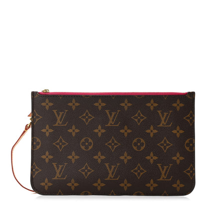 Louis Vuitton Monogram Neverfull MM GM Pochette Pivoine 1 of 13