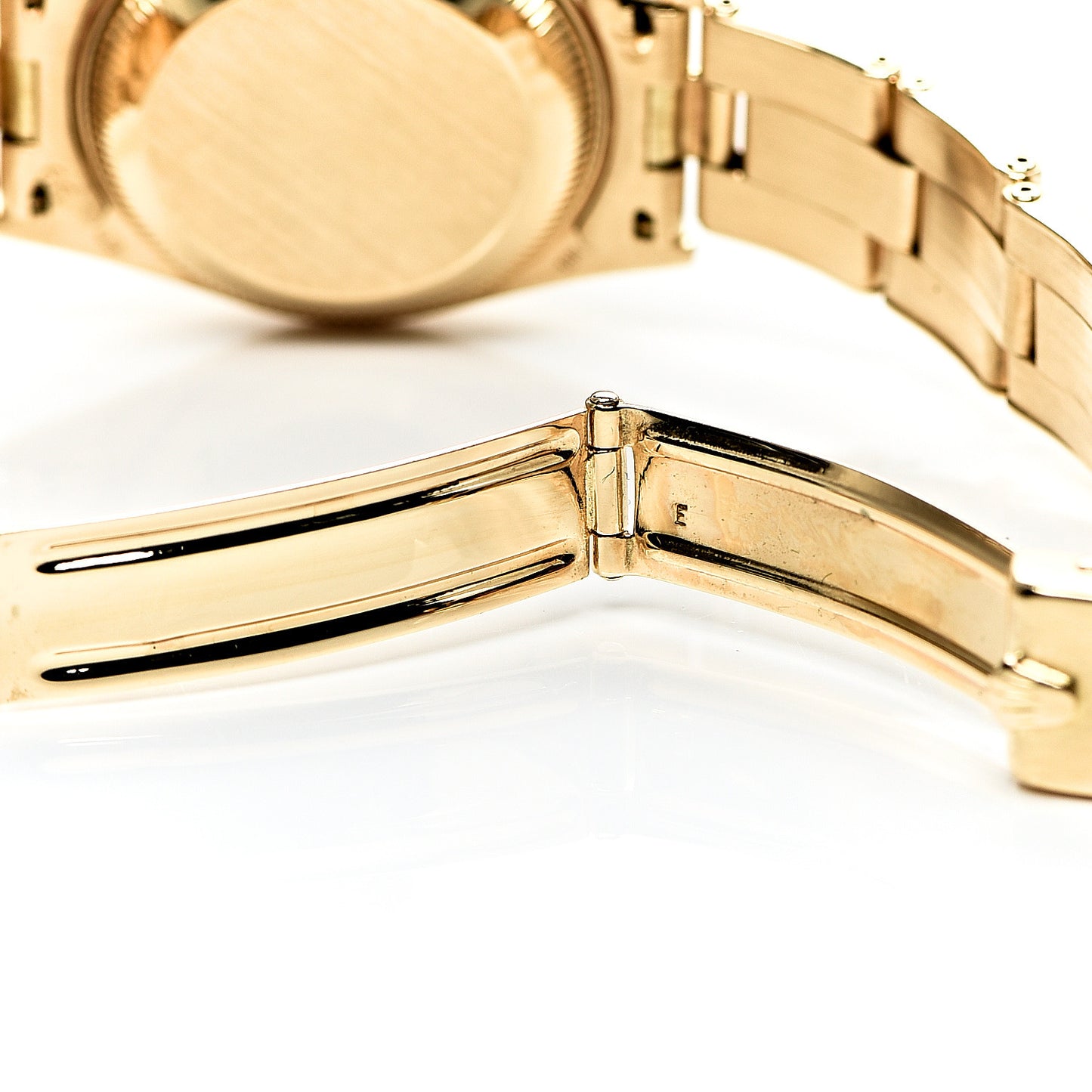18K Yellow Gold 26mm Oyster Perpetual Datejust Watch Champagne 69138