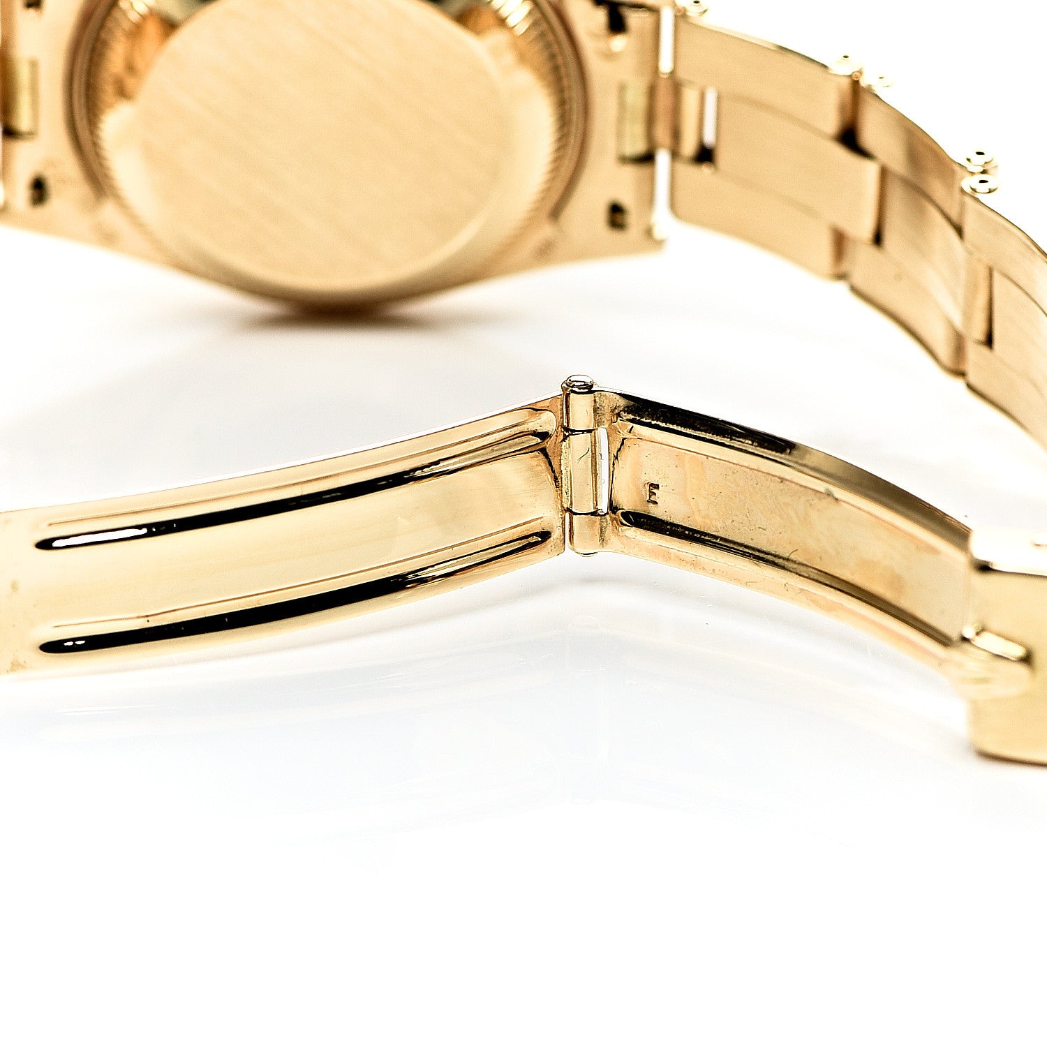 Rolex 18K Yellow Gold 26mm Oyster Perpetual Datejust Watch Champagne 69138 6 of 7