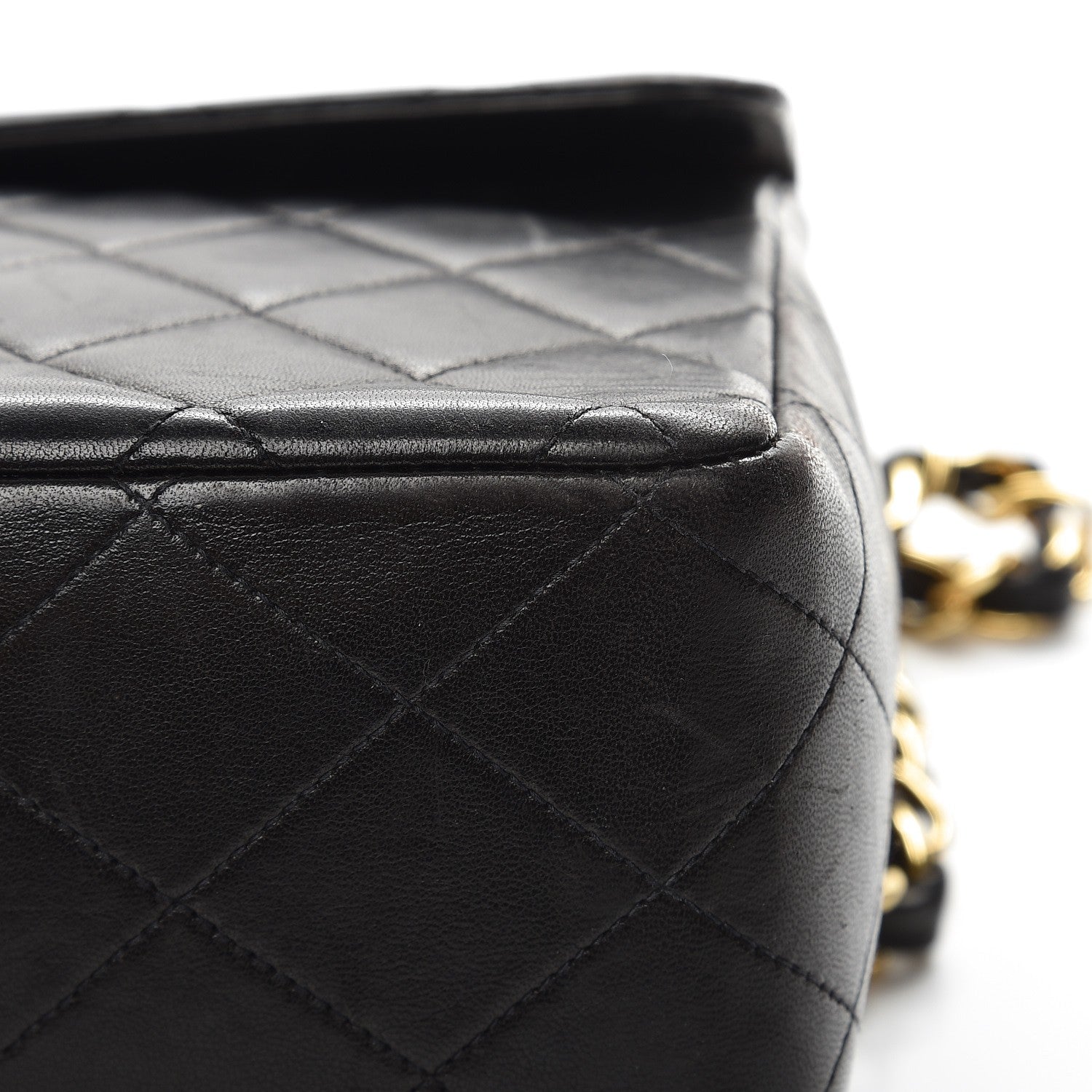 Chanel Lambskin Quilted Jumbo Single Flap Black 10 of 12