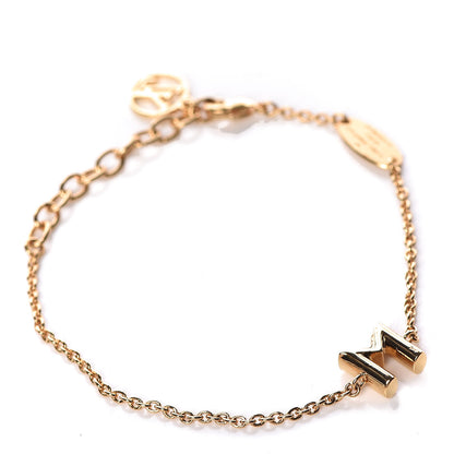 Louis Vuitton LV And Me Letter M Bracelet Gold 1 of 6