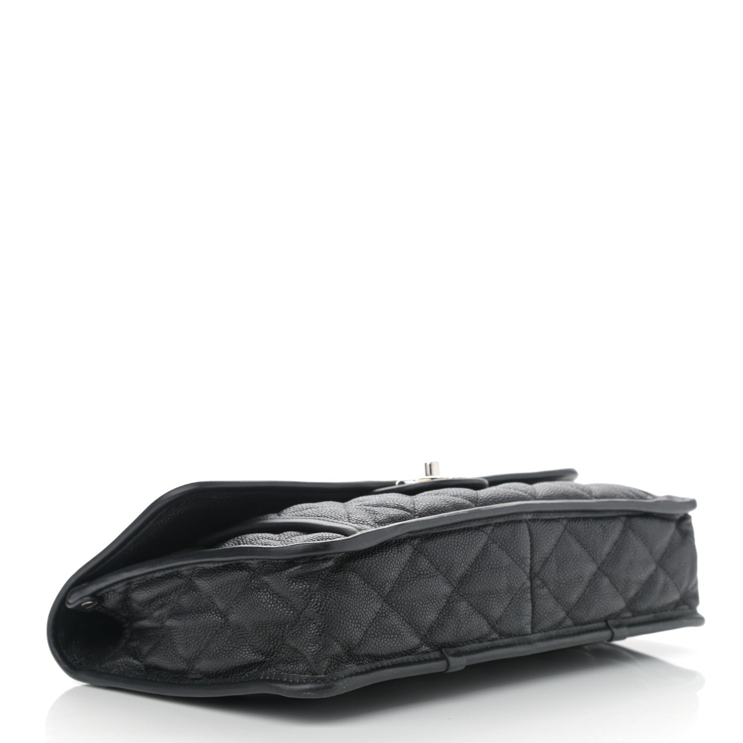 Chanel Caviar Quilted Large French Riviera Flap Black 3 of 9