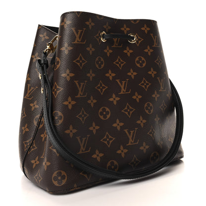Louis Vuitton Monogram Neonoe MM Black 3 of 10