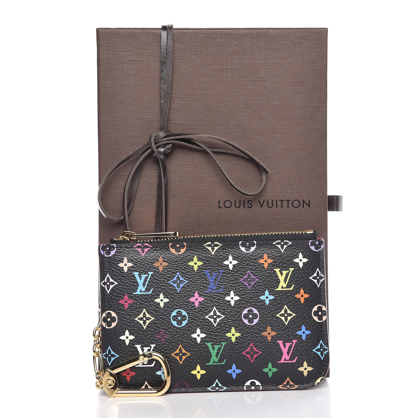Monogram Multicolor Key Pouch Black Grenade