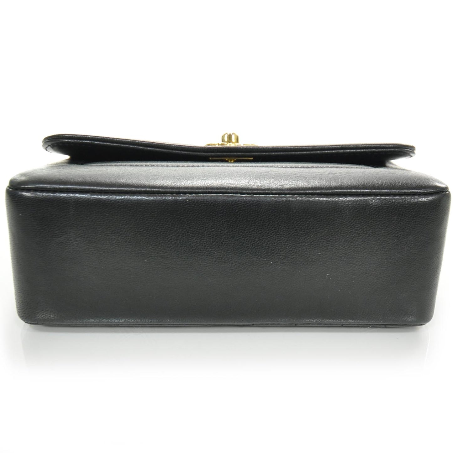 Lambskin Quilted Mini Flap Black