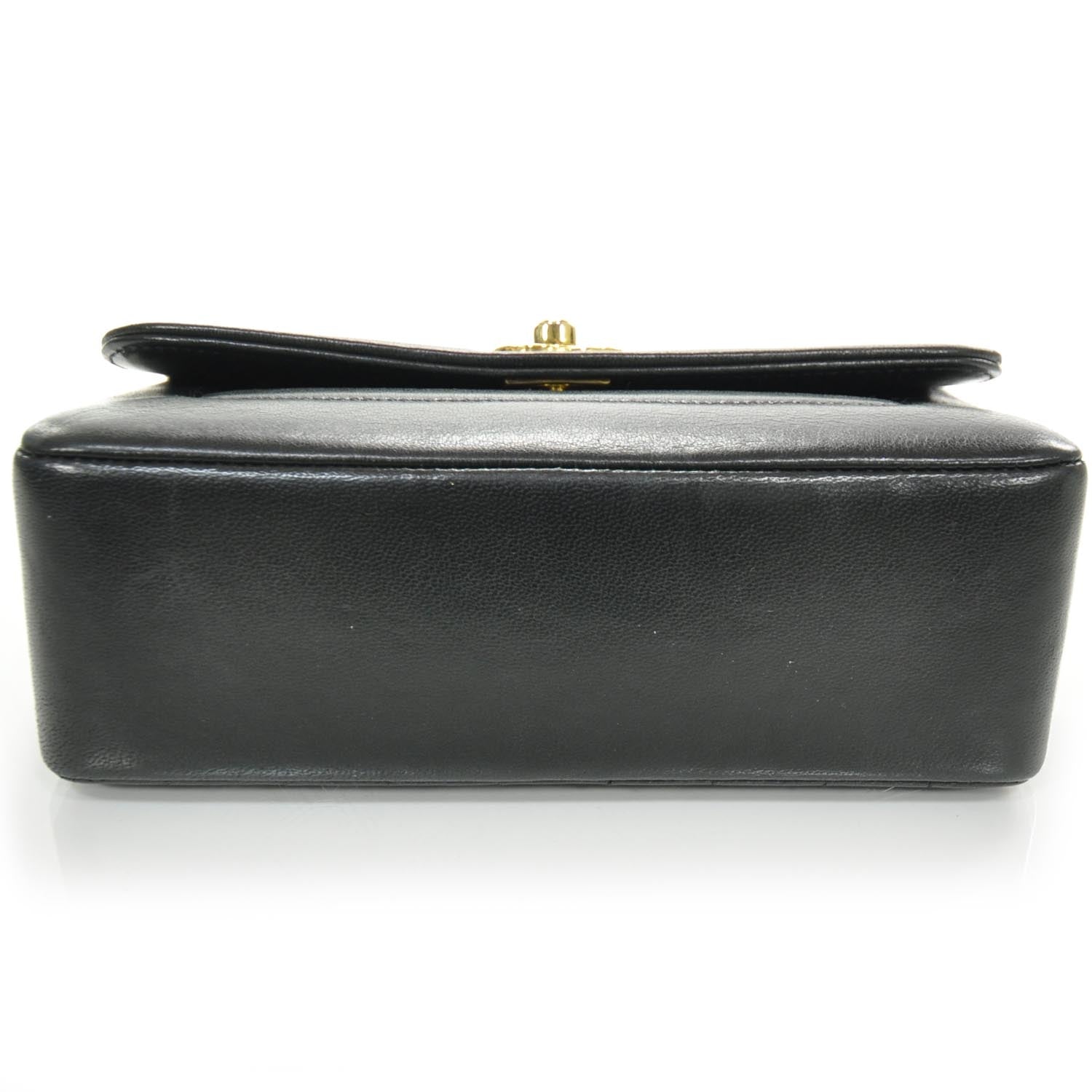 Chanel Lambskin Quilted Mini Flap Black 4 of 10