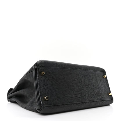 Hermes Togo Kelly Retourne 32 Black 4 of 10