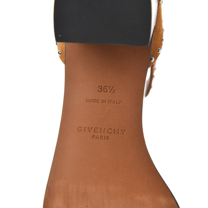 Givenchy Suede Studded Elegant Sandals 36.5 Sienna 7 of 19