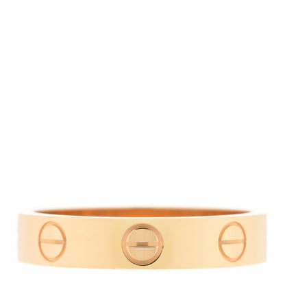 Cartier 18K Yellow Gold 3.5mm LOVE Wedding Band Ring 50 5.25 3 of 5