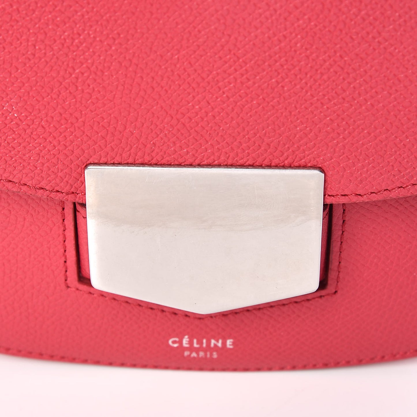 Grained Calfskin Small Trotteur Bubble Pink