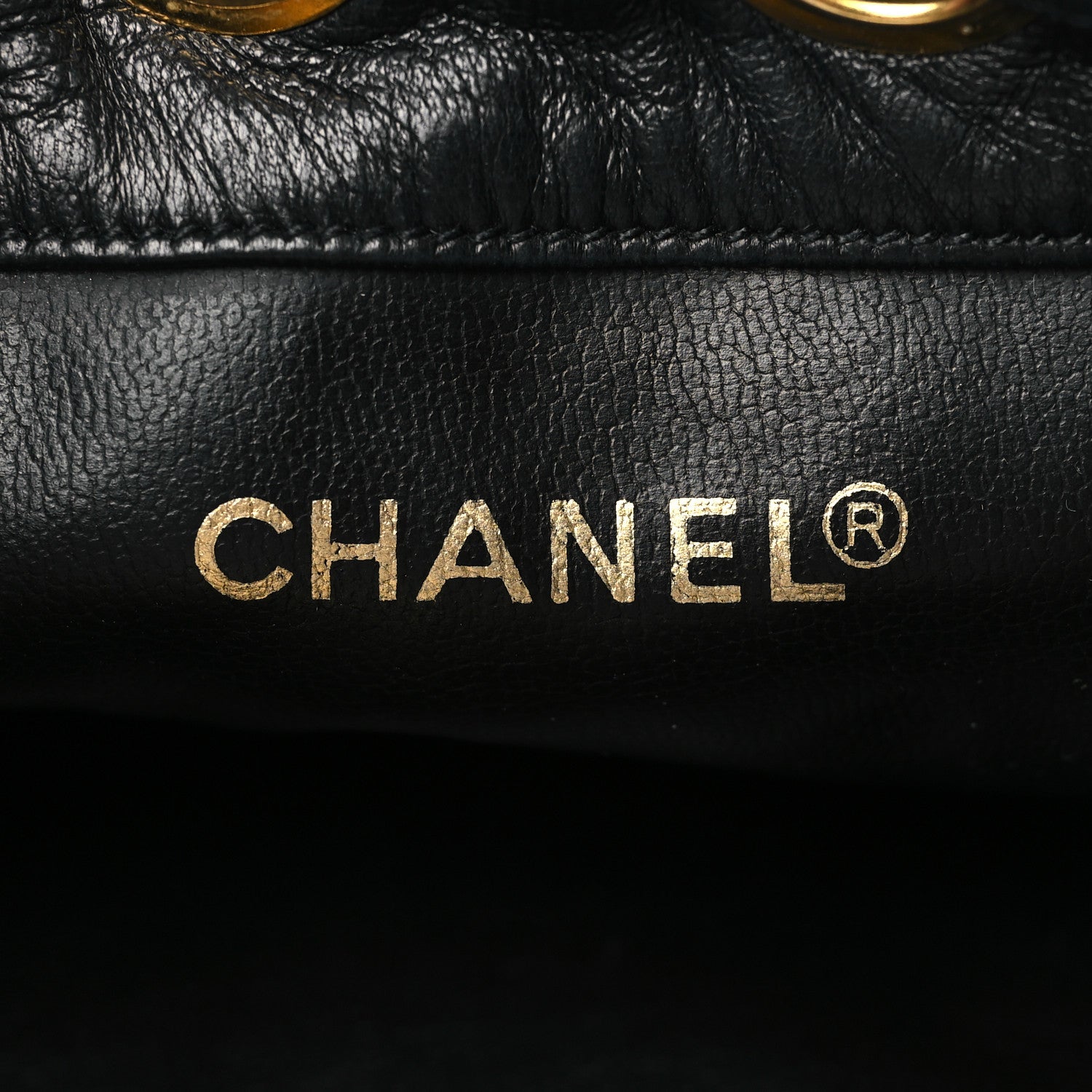 Chanel Lambskin Mini CC Drawstring Bag Black 12 of 25