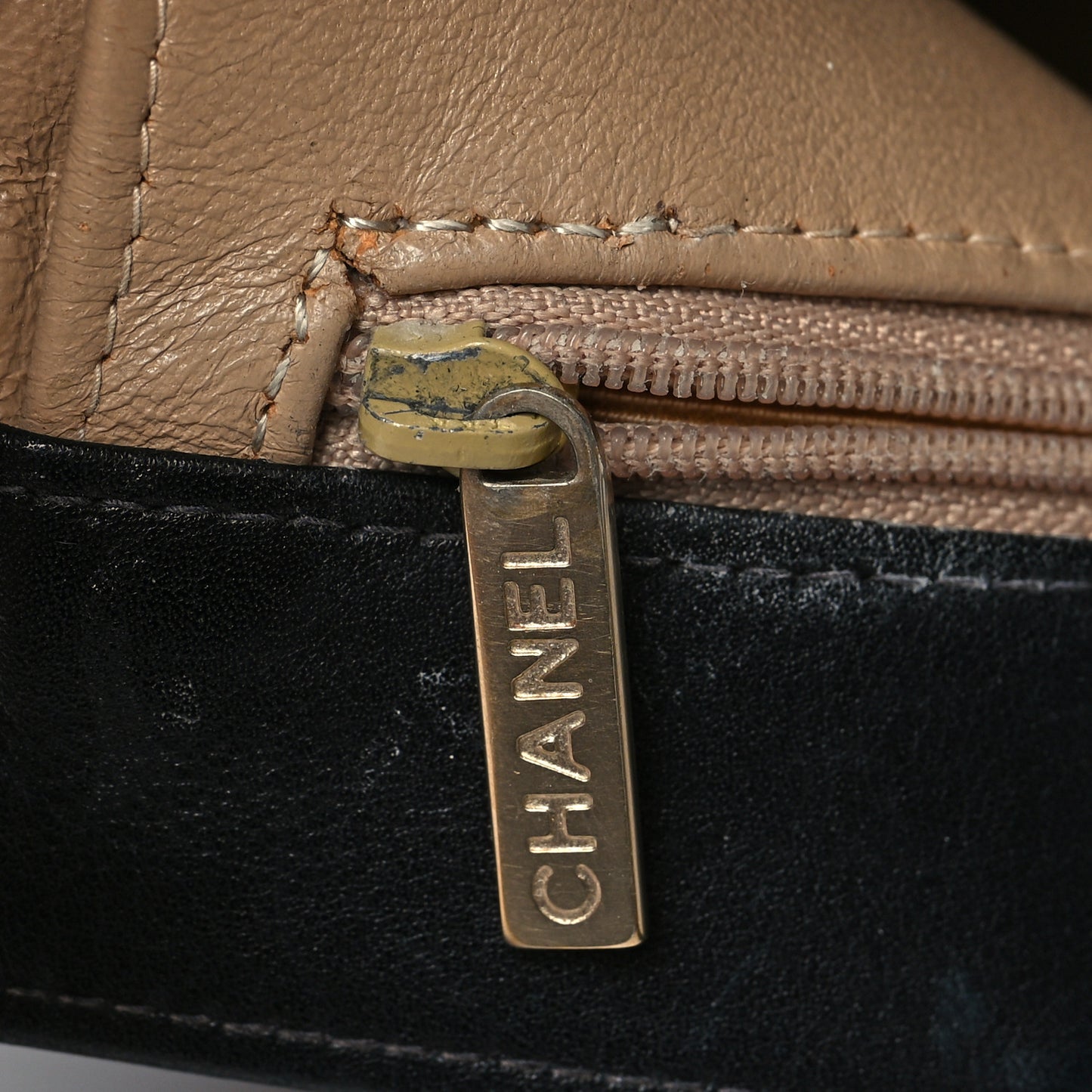 Calfskin CC Tote Black