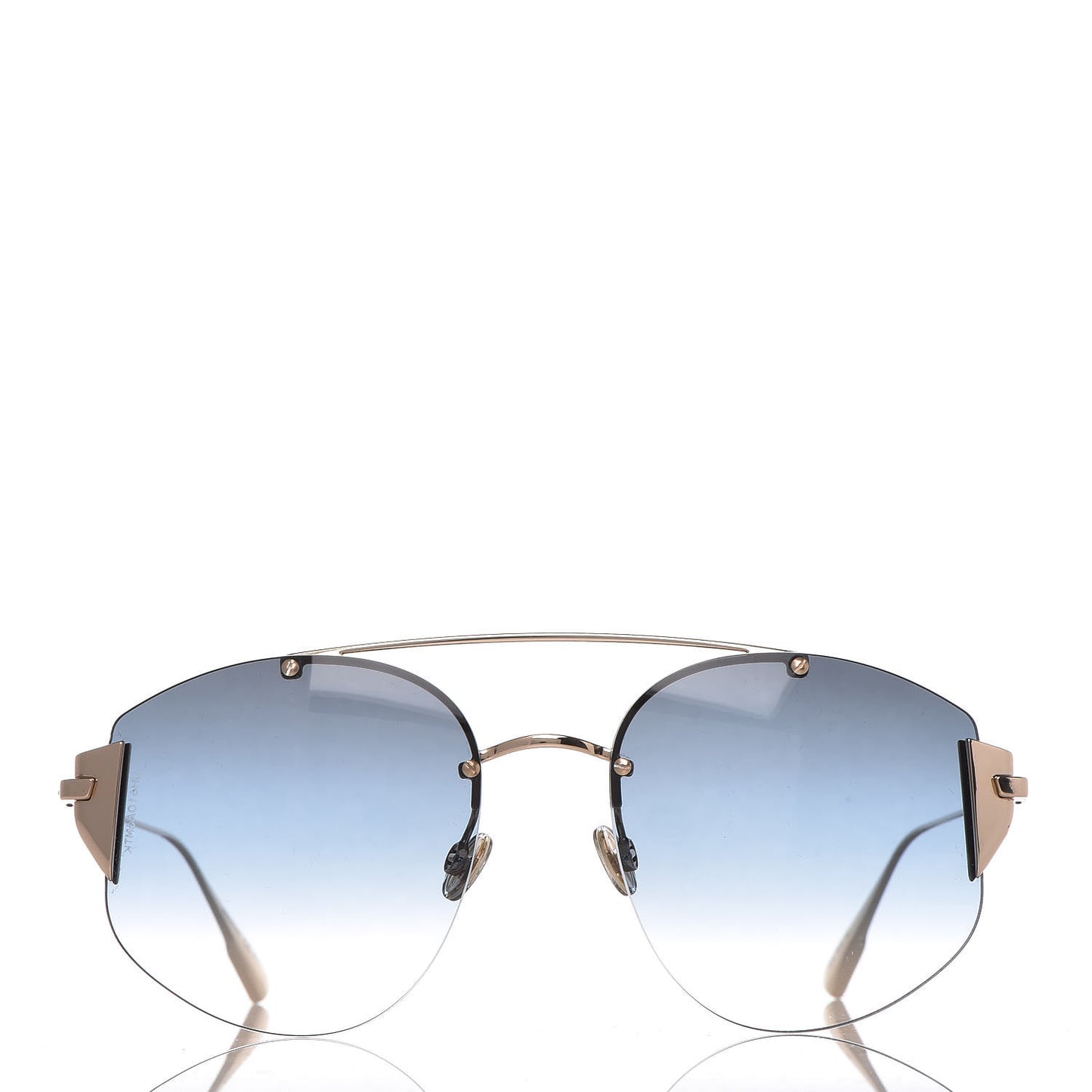 Metal Diorstronger Sunglasses Gold