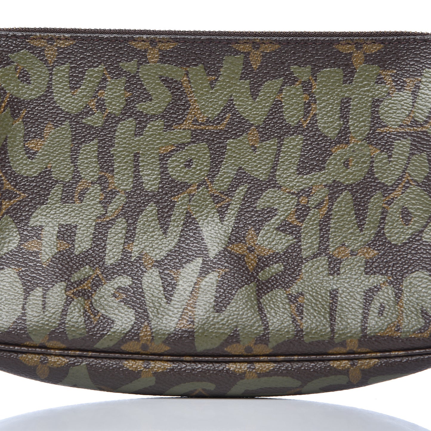 Monogram Graffiti Pochette Accessories Kaki
