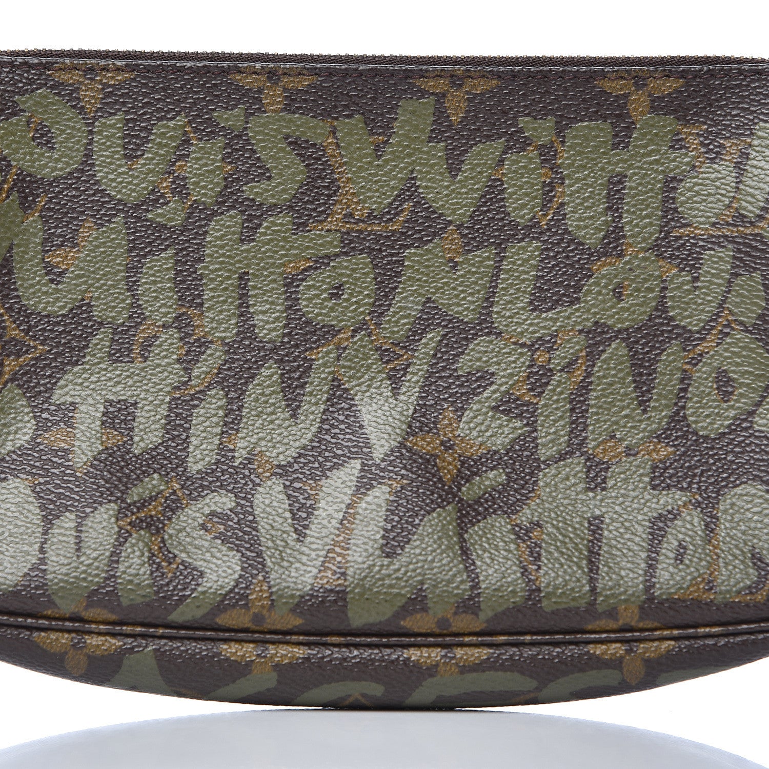 Louis Vuitton Monogram Graffiti Pochette Accessories Kaki 10 of 13