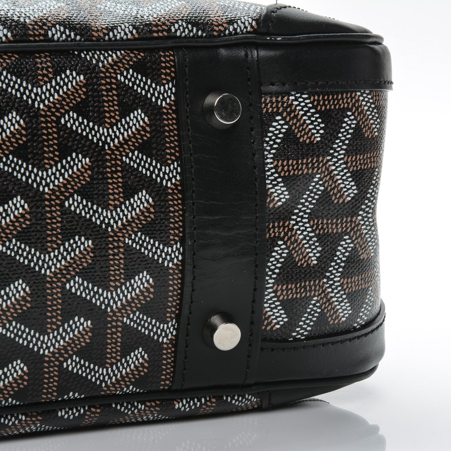 Goyardine Saint Jeanne MM Bowler Black