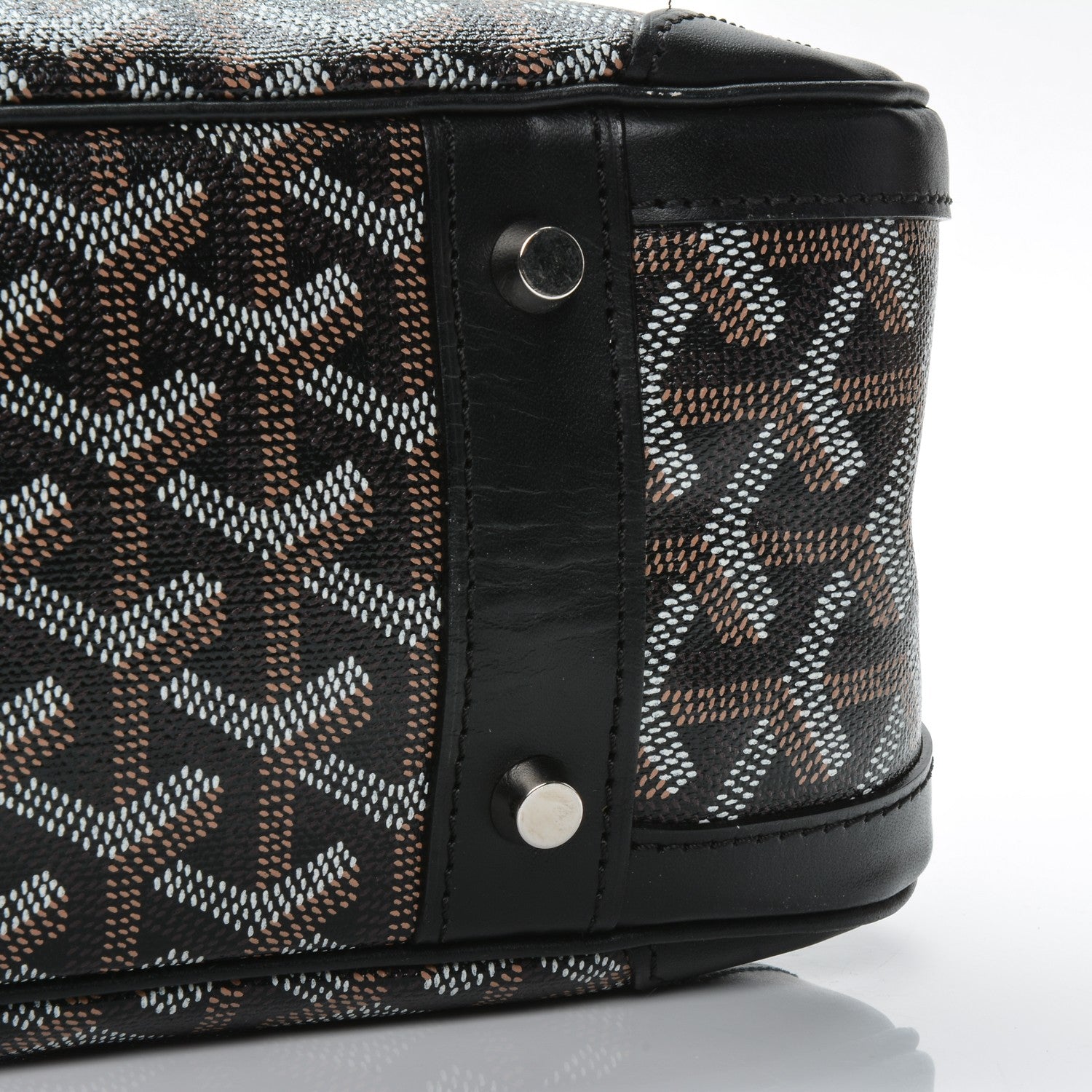 Goyard Goyardine Saint Jeanne MM Bowler Black 8 of 10