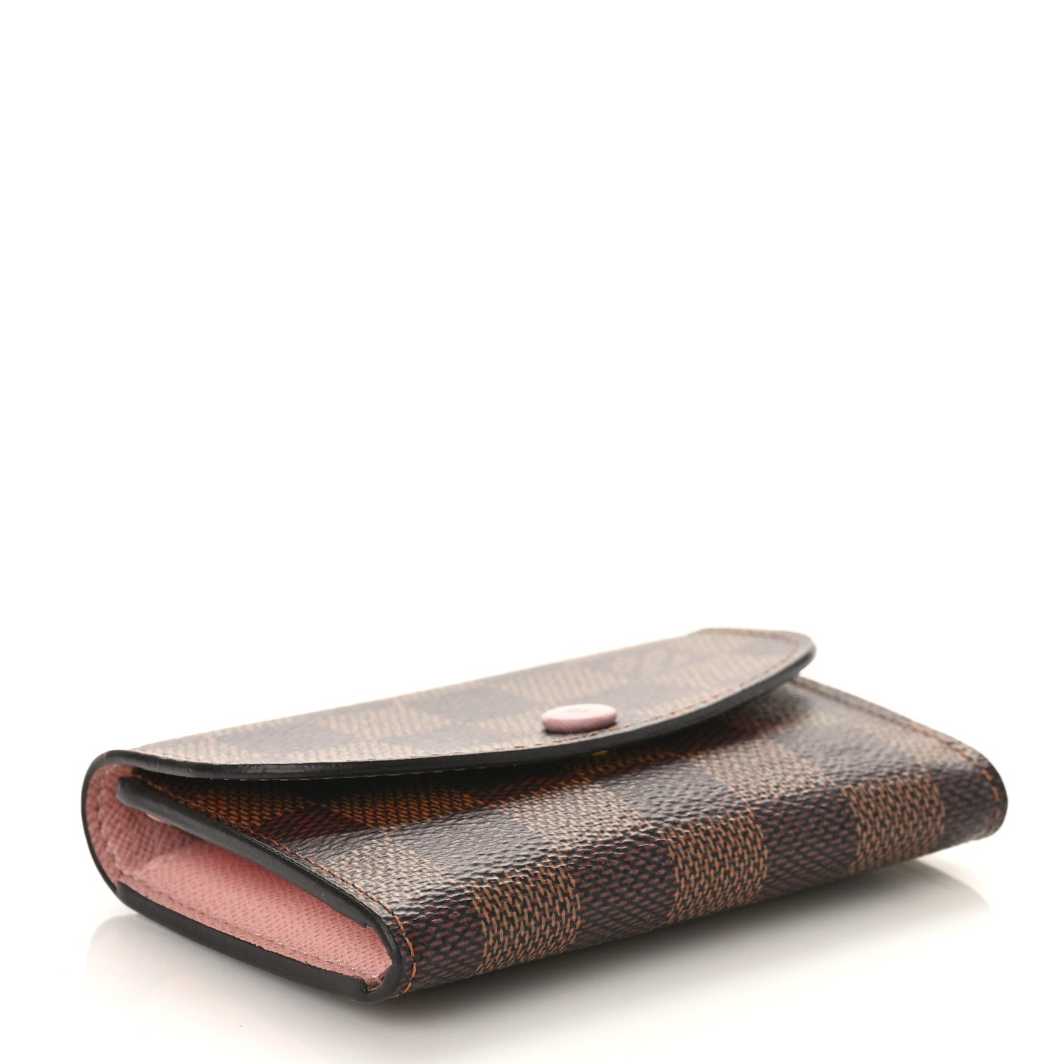 Louis Vuitton Damier Ebene Rosalie Coin Purse Rose Ballerine 4 of 8