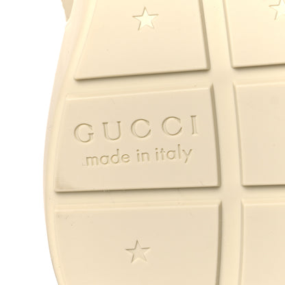 Gucci Apollo Calfskin Strawberry Womens Rhyton Sneakers 37 Ivory 7 of 10