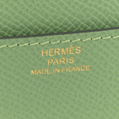 Hermes Epsom Constance Long To Go Wallet Vert Criquet 6 of 9