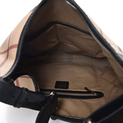 Burberry Supernova Check Large Larkin Hobo Black 5 of 20