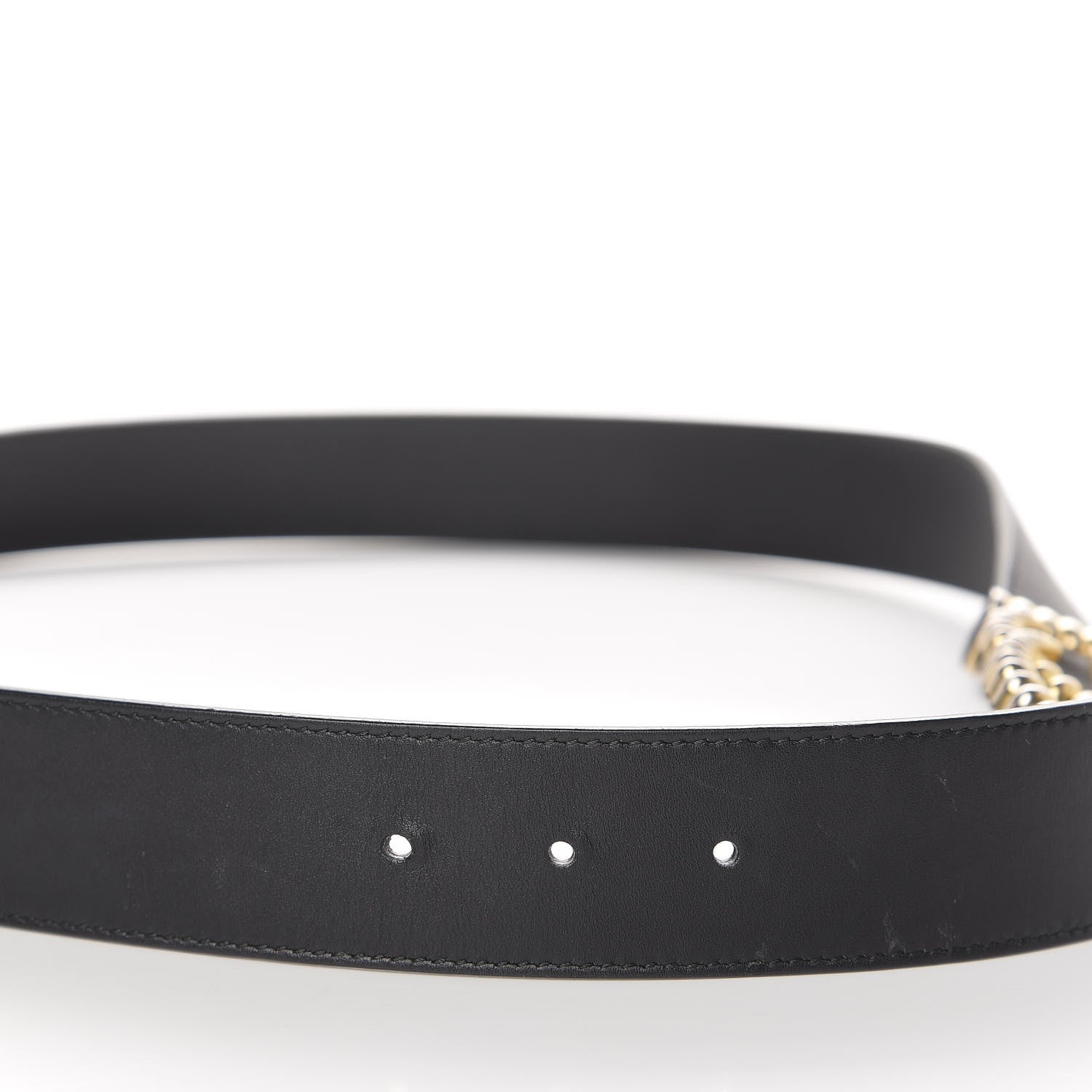 Gucci Moon Calfskin Torchon Double G 40mm Belt 105 42 Black 4 of 7