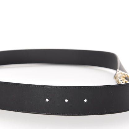 Gucci Moon Calfskin Torchon Double G 40mm Belt 105 42 Black 4 of 7